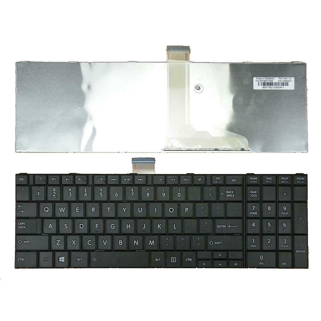 Bàn phím Laptop Toshiba C850 C850D C855 C855D L850 L850D L855 L870 L870D L875 L875D P850 P850D P855 P855D P870 (BH 9T)