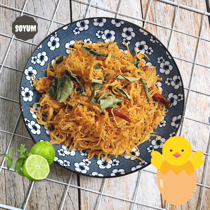 [Mã GROXUAN1 giảm 8% đơn 150K] Khô gà lá chanh hộp 150g, khô gà Soyum thơm ngon từng sợi | BigBuy360 - bigbuy360.vn