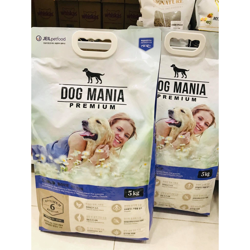 Dog Mania Premium_Thức ăn hạt cho chó mọi lứa tuổi_túi 5kg