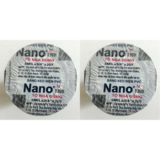 2 cuộn băng keo điện PVC 10y Nano - PVC10yNano