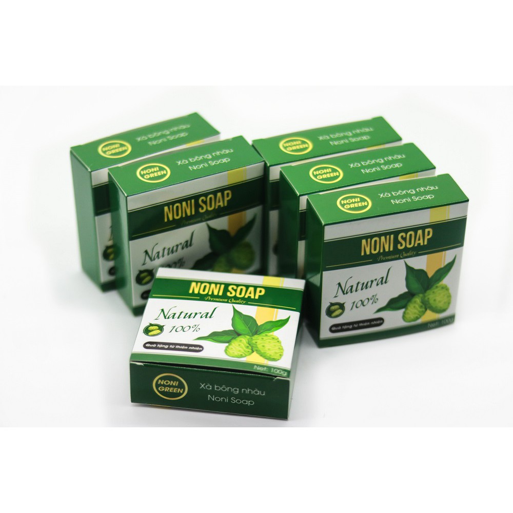 Xà bông nhàu xuất khẩu hàn quốc - noni soap - 06 hộp 100g