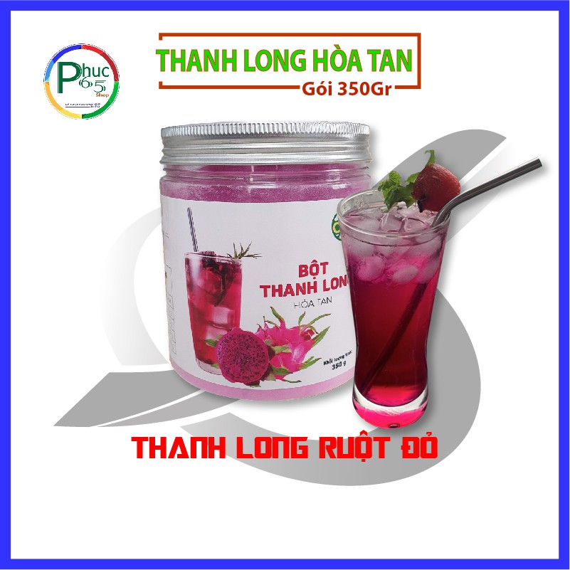 Bột Thanh Long vị Dưa Hấu thơm ngon thức uống healthy-Hộp 350g [NHÀ CUNG CẤP]