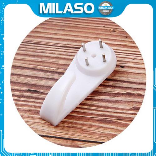 Móc Treo Tường Đóng Đinh MILASO Móc Treo Tường 4 Đinh Đóng Trên Nhiều Bề Mặt Cực Chắc HG-001288