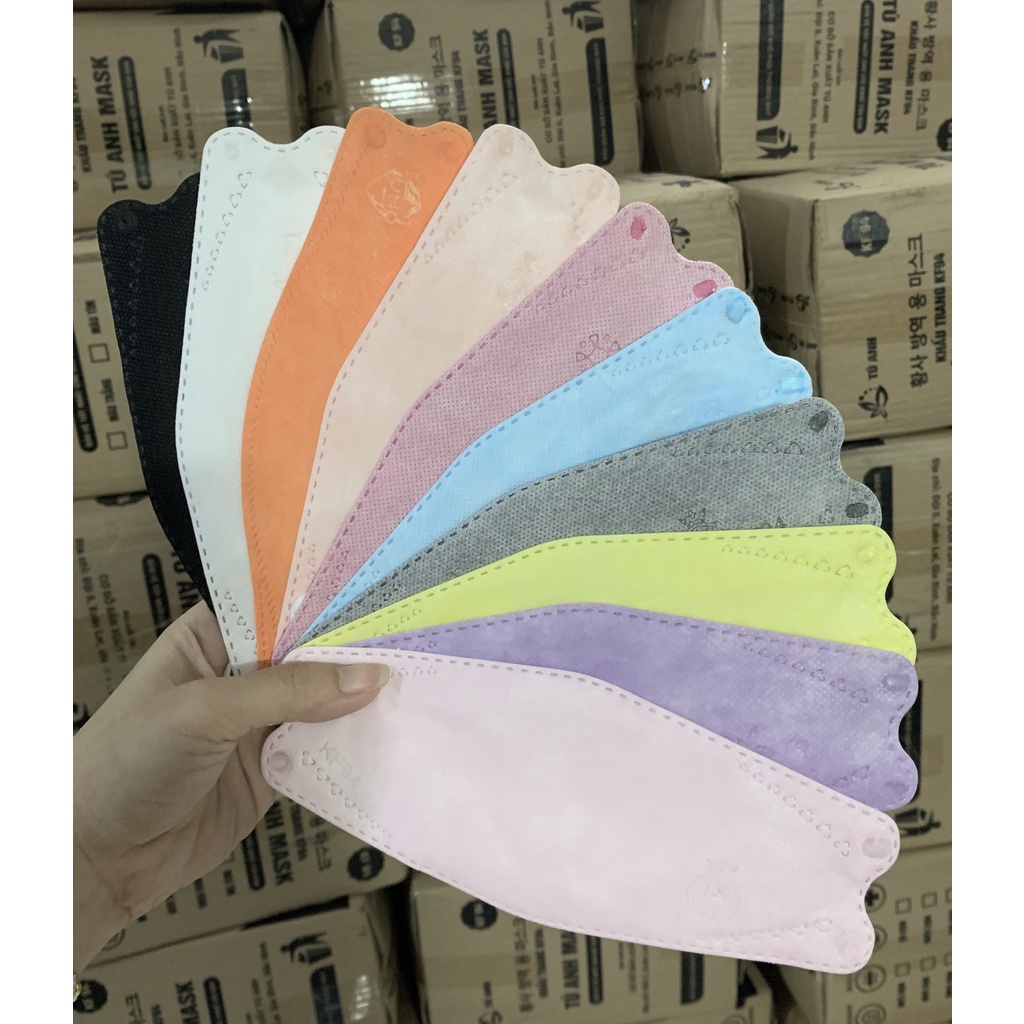 (Set 10 cái) Khẩu trang y tế kháng khuẩn 4D KF94 Đại Hồng Phát,TT Mask CHÍNH HÃNG công nghệ Hàn Quốc 4 lớp chống bụi mịn