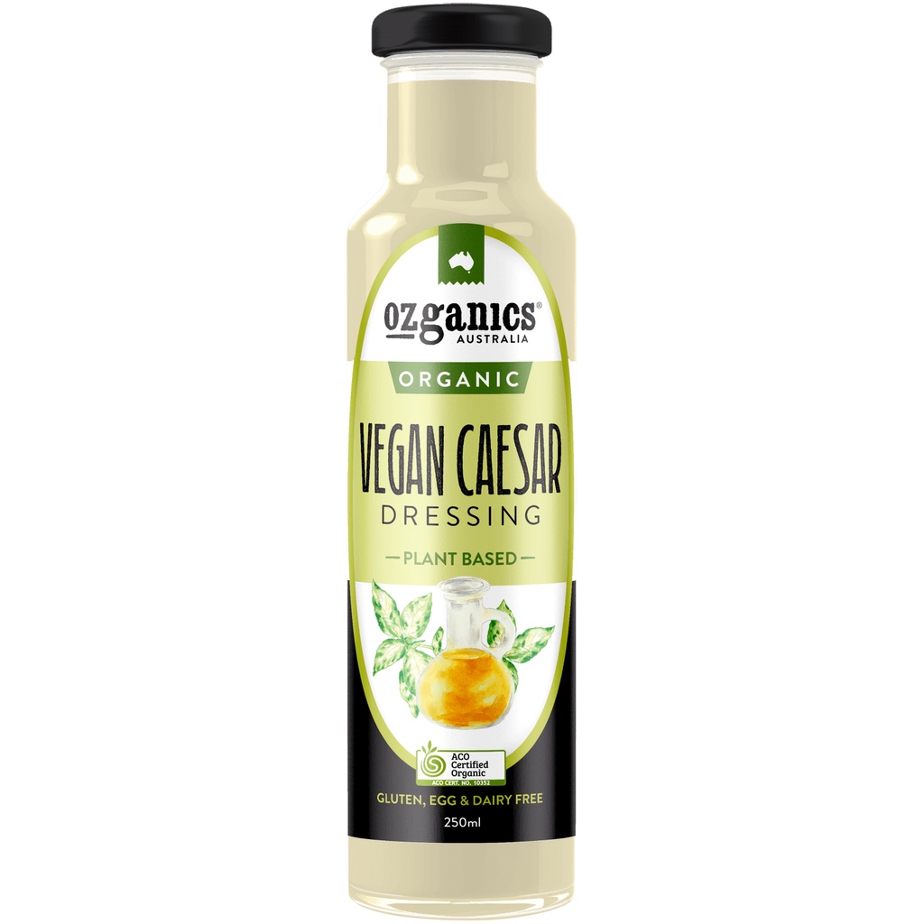 Sốt Salad Hữu Cơ Caesar Ozganics - ORGANIC Caesar Dressing Salad - Chai 350ml