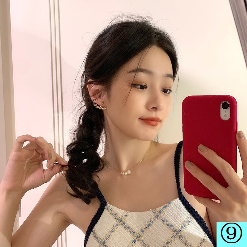 Dây Chuyền Mạ Bạc Đính Ngọc Trai Sang Trọng Thời Trang Mùa Hè 2022