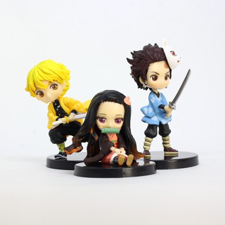 Bộ 6 nhân vật Chibi Anime Demon Slayer - Kimetsu No Yaiba cực kỳ đáng yêu leo