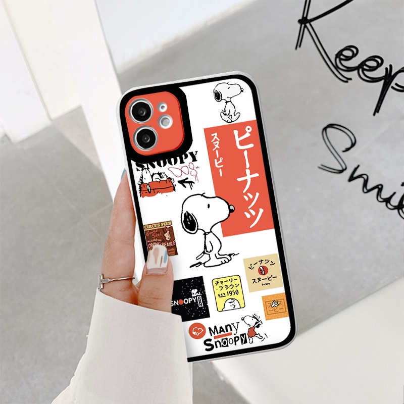 Ốp iphone - Ốp lưng iphone cạnh vuông viền camera snoop space dành cho ip 6 đến 14promax - G76