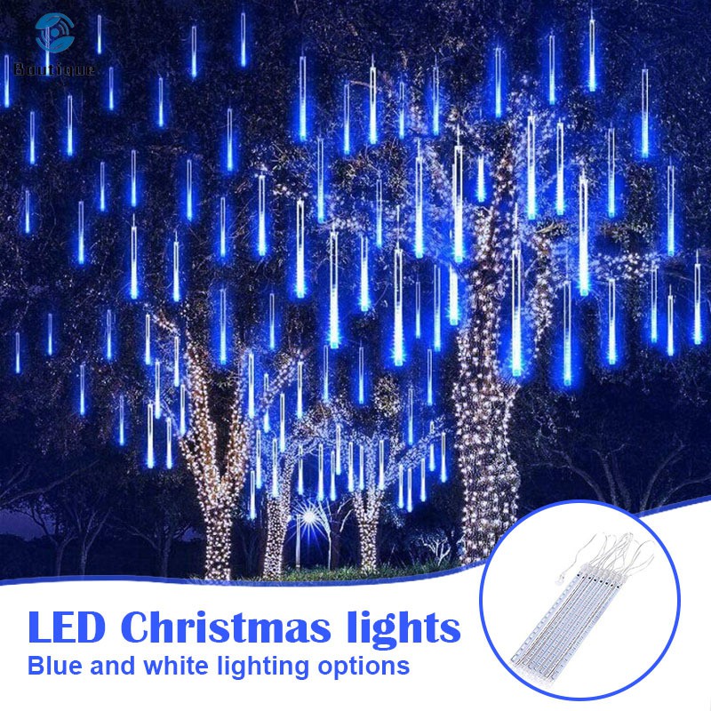 Đèn Led Sao Băng 30cm Với 8 Ống Trang Trí Giáng Sinh