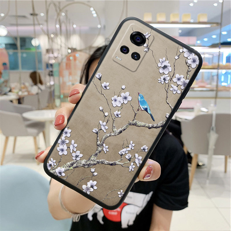 Compatible for iPhone 15 14 Pro Max 13 12 mini 6S 6 7 8 Plus 11 Pro X XR XS Max se 2020 Ốp điện thoại in hình phong cách Trung Hoa thích hợp