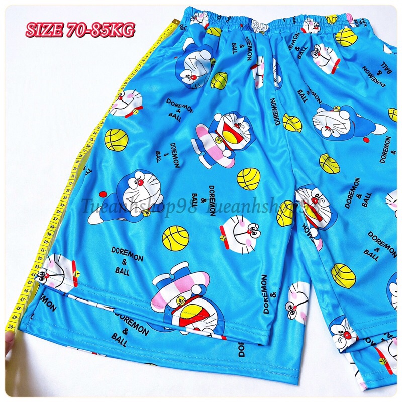 [Mẫu Mới Bigsize 70-85KG] Quần Short Lửng Cartoon Unisex - Quần cute mặc nhà -QUẦN ĐÙI HOẠT HÌNH nam nữ phom rộng