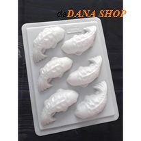 Khuôn nhựa 6 con cá chép.