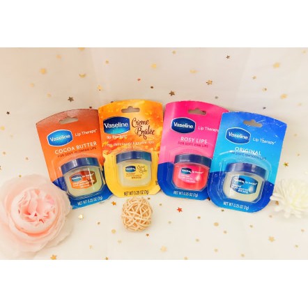 Son dưỡng môi không màu tiện dụng VASELINE-7g