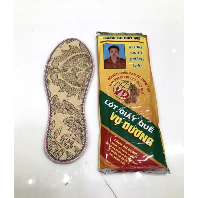 Lót giày hương quế 4 lớp giá rẽ, Vụ Dương , khử mùi hôi chân hiệu quả, đủ size từ 39 - 43