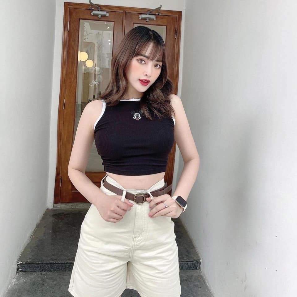 Quần Ngố Jean Nữ Ống Rộng Lưng Cao BASIC 3 Màu Phong Cách Ulzzang Hàn Quốc 520