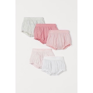 Set 5 quần bé gái hm size 9-12m