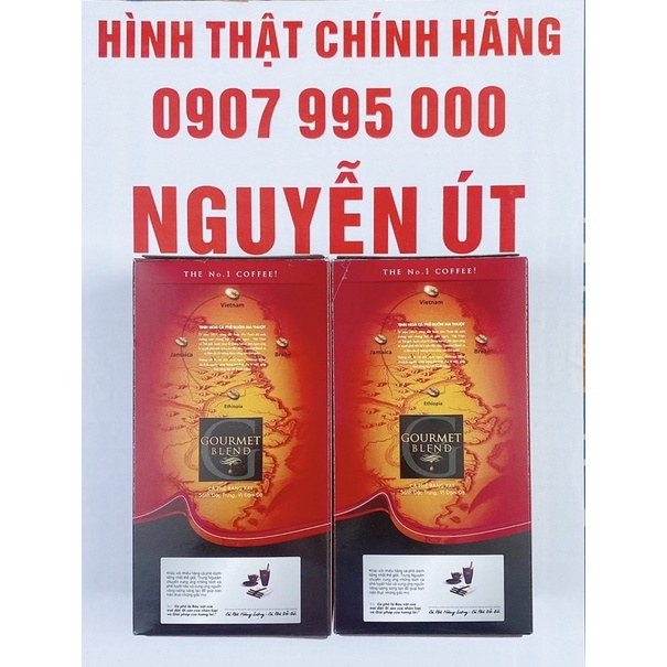 cafe trung nguyên gourmet blend 2 hộp 1kg