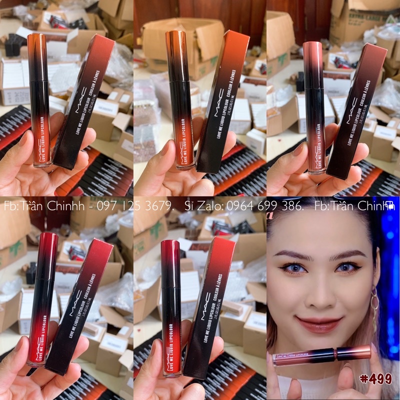 Son kem MAC Love me Liquid LipColor 481, 486, 487, 493, 499