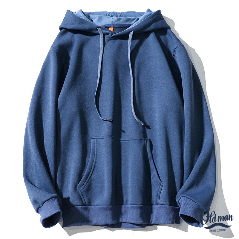 Áo Hoodie Nam, Chất Liệu Nỉ Bông Cao Cấp, Form Basic, Phong Cách Retro, Vintage, Trẻ Trung, Năng Động