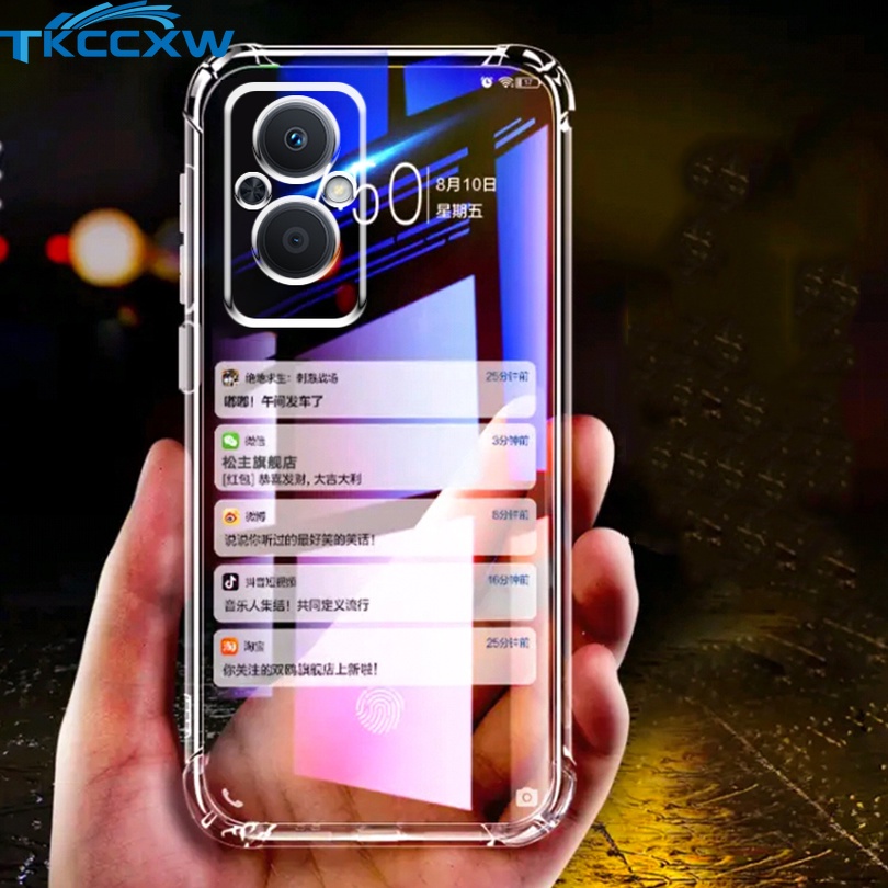Ốp Điện Thoại Silicon Trong Suốt Chống Sốc Cho OPPO A36 A96 A76 A16e A16K Reno 7 Z 7 Pro 7 SE Find X5 Pro X5 Lite
