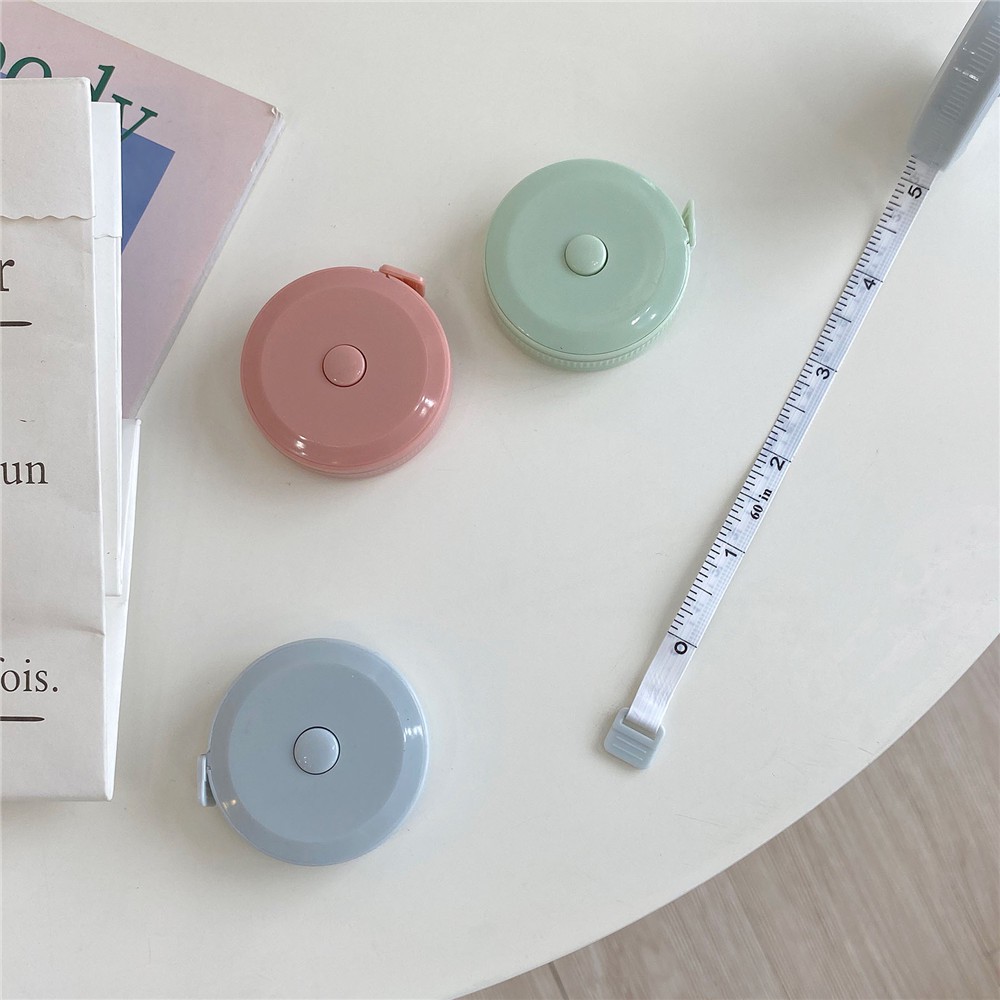 Thước dây dài 1.5m kiểu rút tự động kích thước mini nhỏ gọn