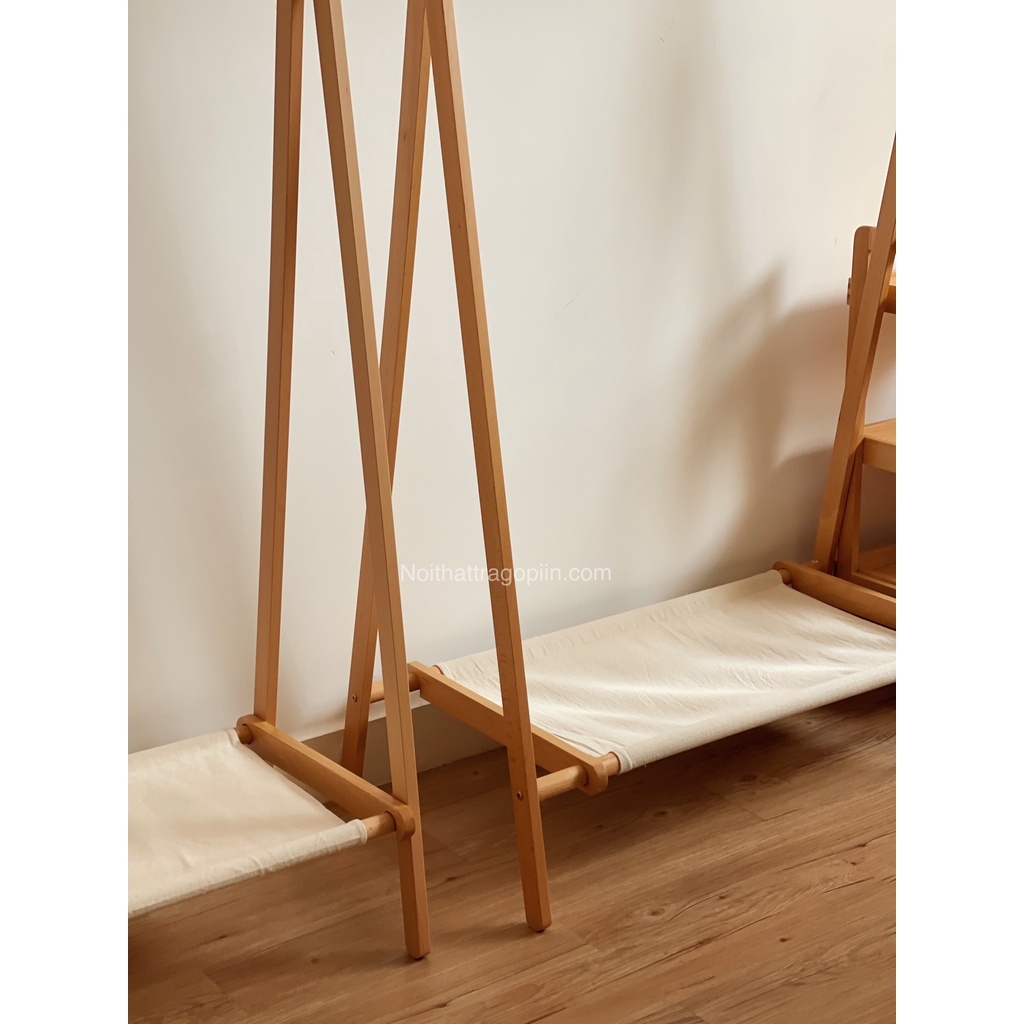 Giá treo quân áo vải bố