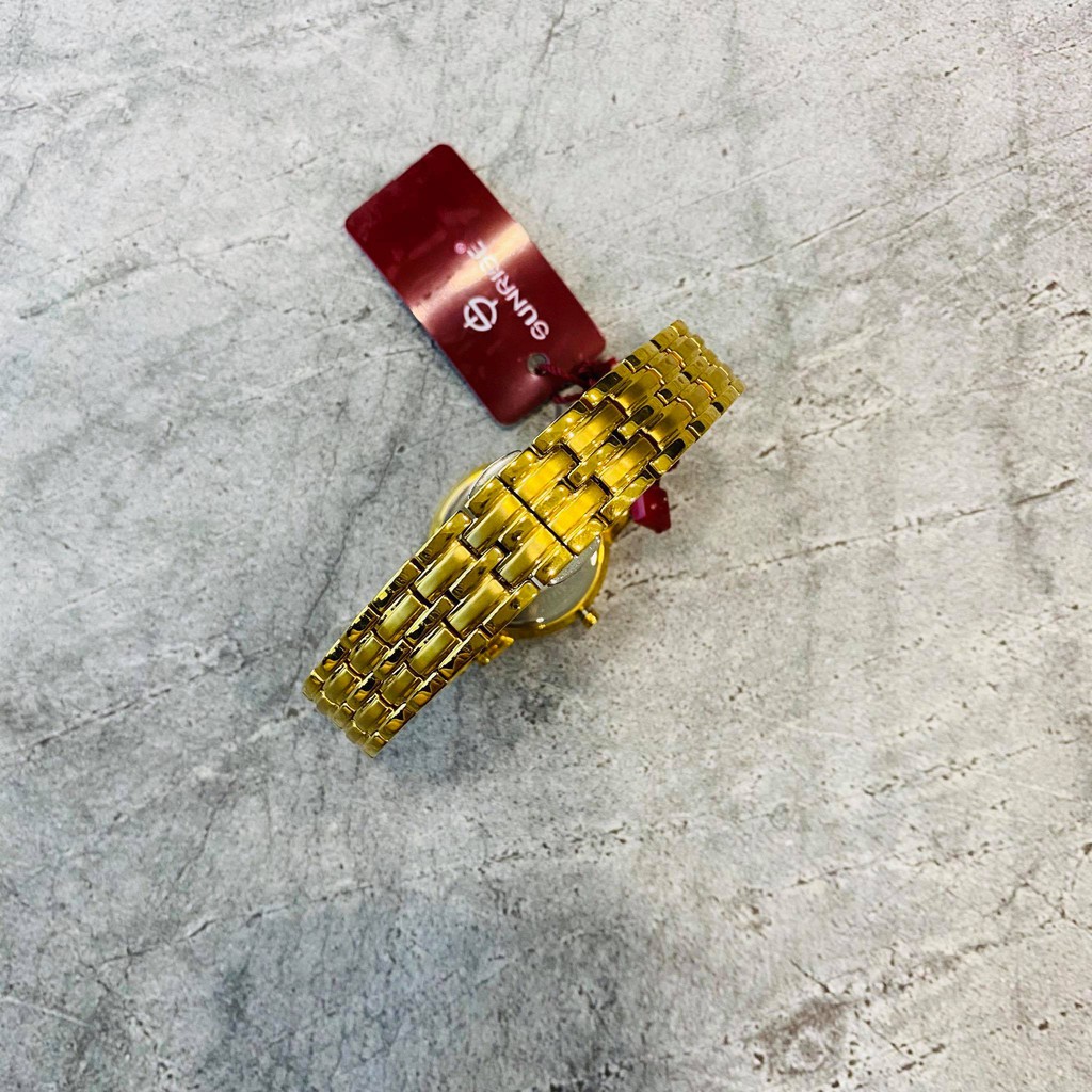 Đồng hồ Sunrise cặp đôi chính hãng Nhật Bản 2115.SA.G.D - kính saphire chống trầy -