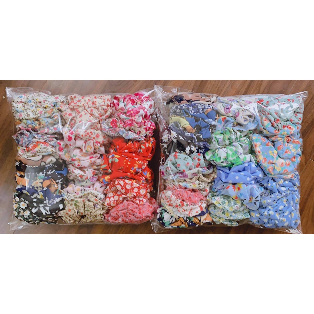 Dây buộc tóc, cột tóc scrunchies dễ thương, hàng handmade