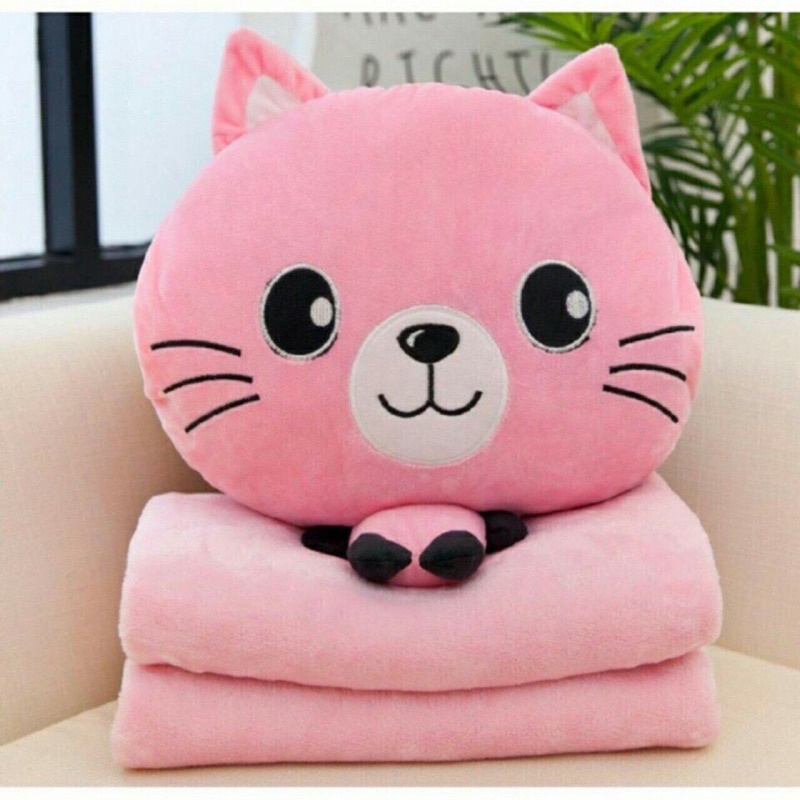 Thú kèm chăn IGUN BEDDING 2 in 1 siêu gọn và đáng yêu