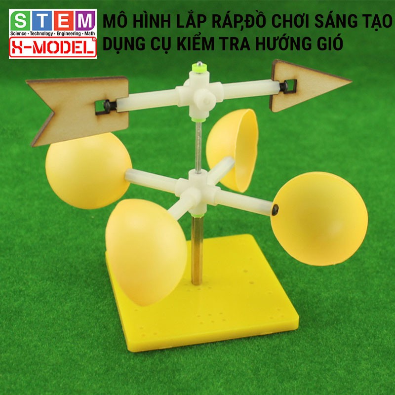 Đồ chơi thông minh STEM cho bé MÔ hình dụng cụ hướng gió ST38 X- MODEL Đồ chơi DIY cho bé| Giáo dục STEAM