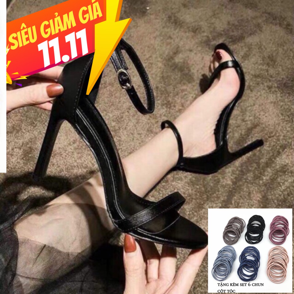 [HOT TREND][ FREESHIP 50k] giày cao gót 9 phân Ngọc trinh quai mãnh nữ tính myseo
