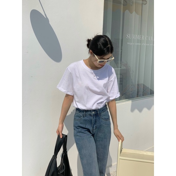 Áo thun trơn cơ bản ngắn tay TKP99 LOLLIE STUDIO