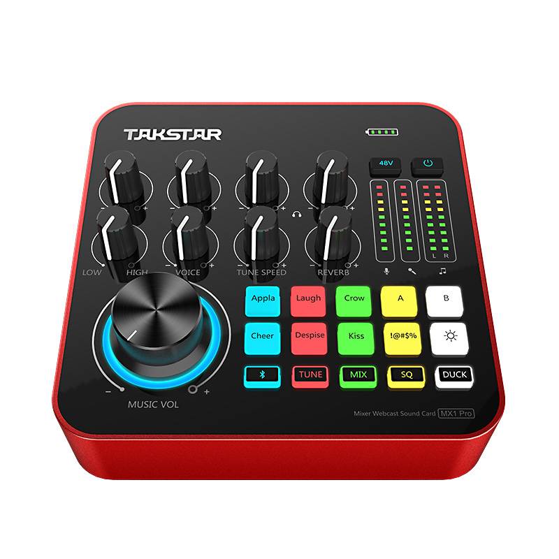 Sound Card Takstar MX1 PRO ⚡FREESHIP⚡ Sound Card Chuyên Livestream , Thu Âm , Âm Thanh Chuyên Nghiệp , Dễ Sử Dụng