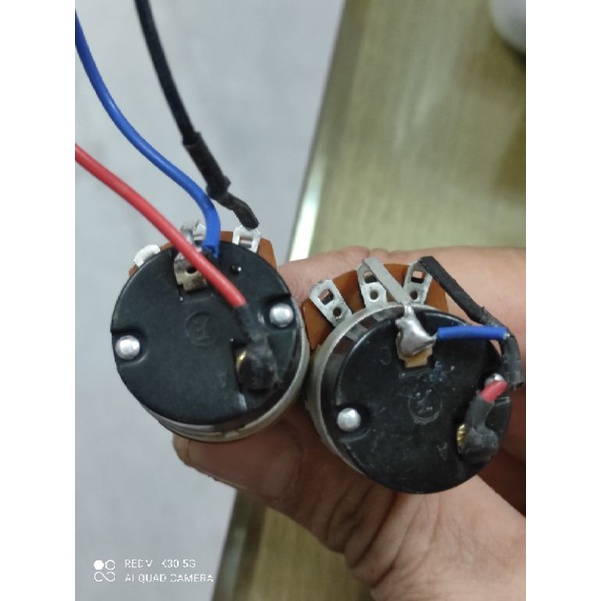 Công tắc xoay + chiết áp B350k