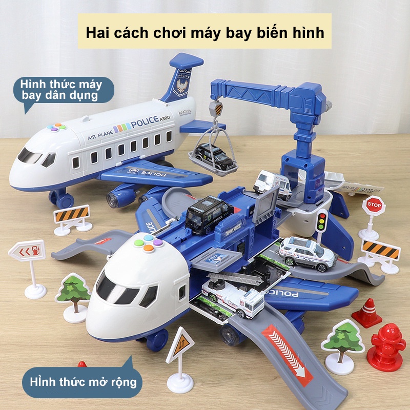 Xe Cảnh Sát, Xe Công Trình Siêu Ngầu Dành Cho Bé