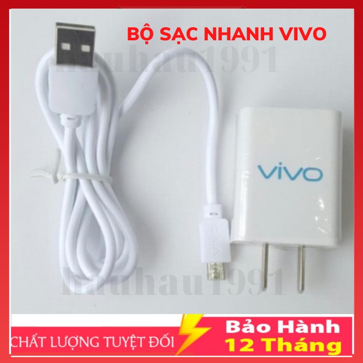 BỘ SẠC NHANH VIVO 5V - 2A ZIN THEO MÁY VIVO,Bảo Hành 12 Tháng