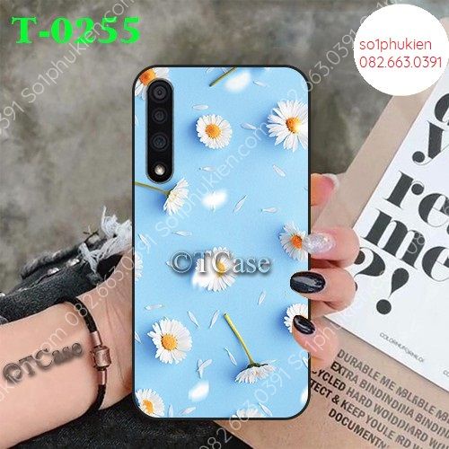 Ốp lưng dẻo đen Vsmart Live in hình Hoa Cúc Hot Trend