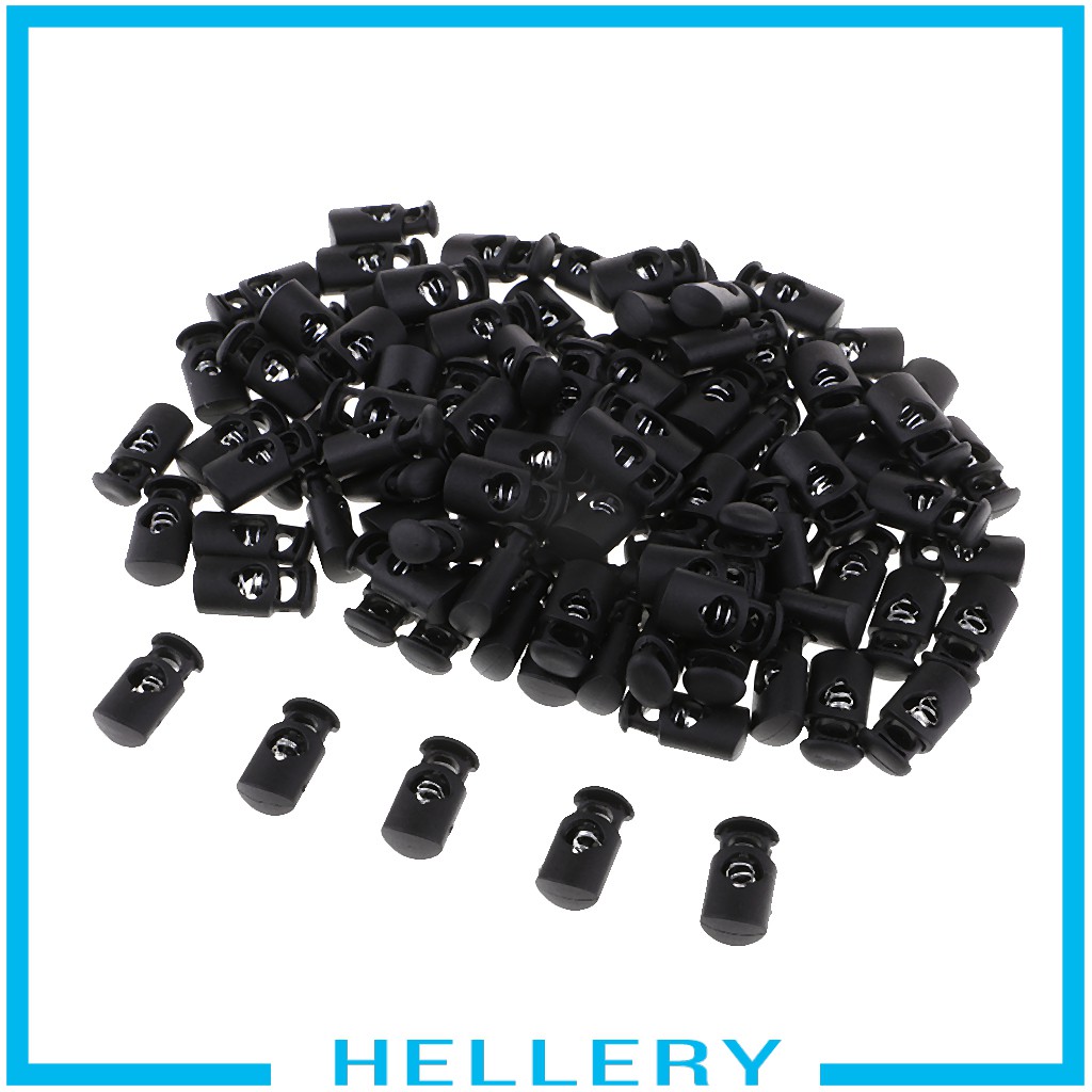 Set 100 Khóa Dây Cáp Một Lỗ Màu Đen Tiện Dụng
