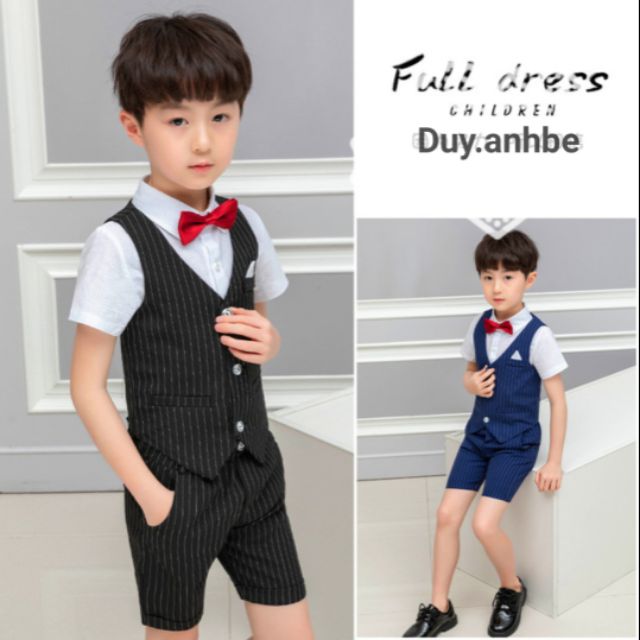 Bộ vest hè bé trai