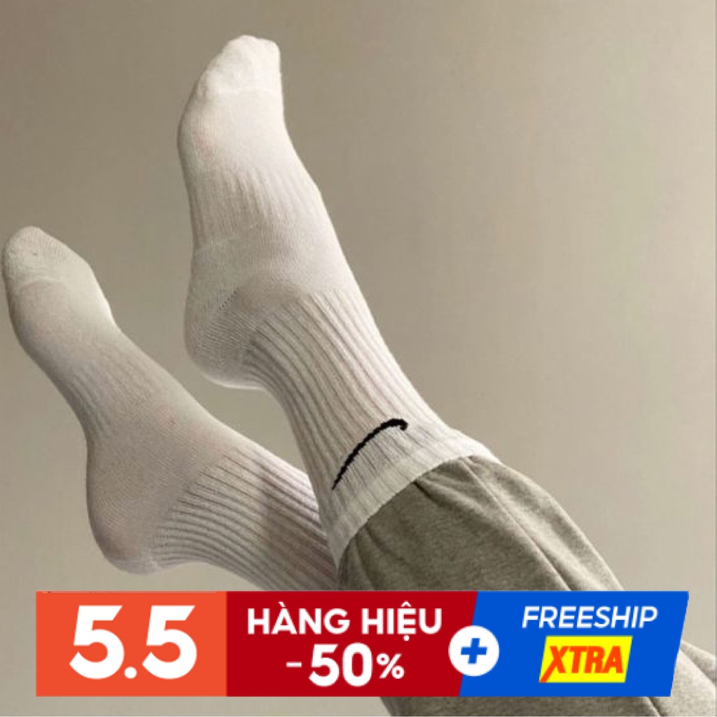 COMBO &quot;10 ĐÔI&quot; NIKE thể thao siêu xịn siêu đẹp siêu rẻ chất liệu 100% cotton hàng VN XNK