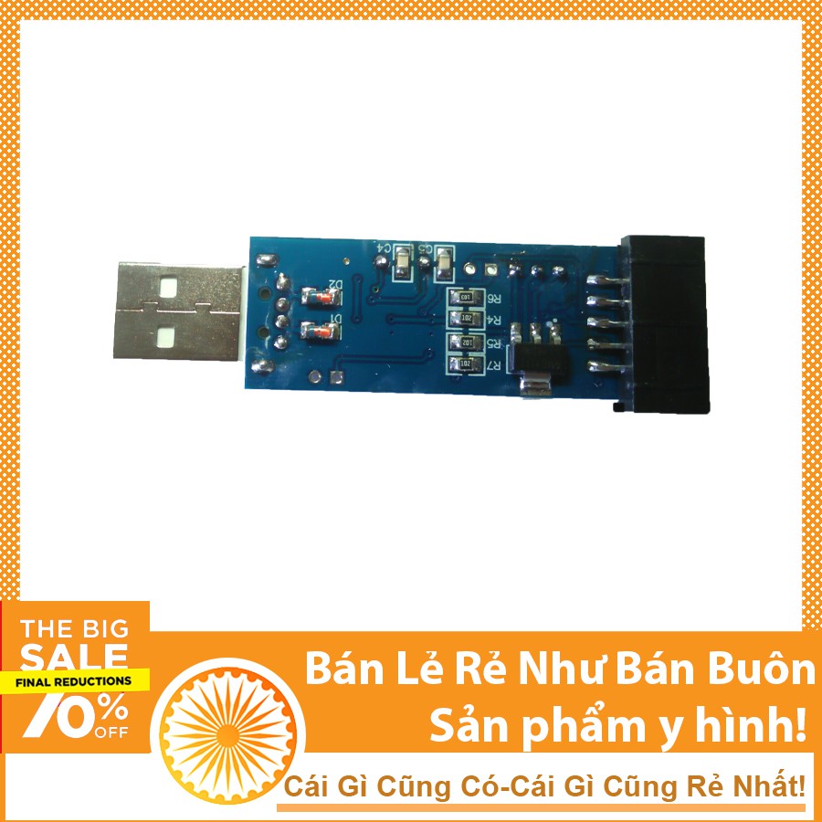 Mạch Nạp AVR/89S52 - ISP (Loại Không Vỏ)