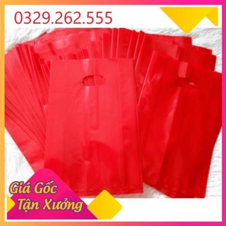 [Xả hàng] 1Kg túi bóng đỏ, túi nilong đỏ, túi đựng quà, túi bọc hàng loại dai bền đẹp đủ mọi kích thước