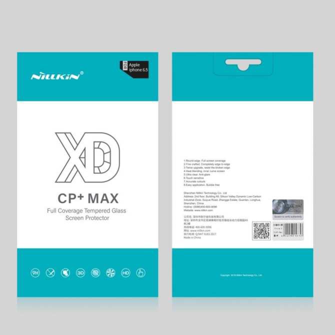 Kính Cường Lực IPhone XR hiệu Nillkin XD CP+Max chính hãng