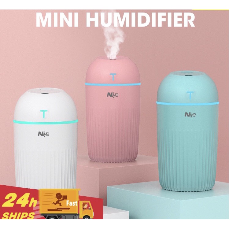 Máy Xông Tinh Dầu 330ml Mini H20 Khuếch Tán Tinh Dầu Phòng Ngủ Giúp Ngủ Ngon Và Đuổi Muỗi