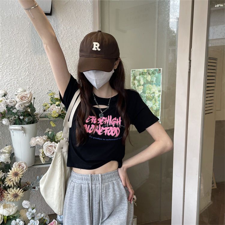 Áo Thun Tay Ngắn Dáng Ôm In Họa Tiết Thời Trang Mùa Hè Cho Nữ JH-TX-297