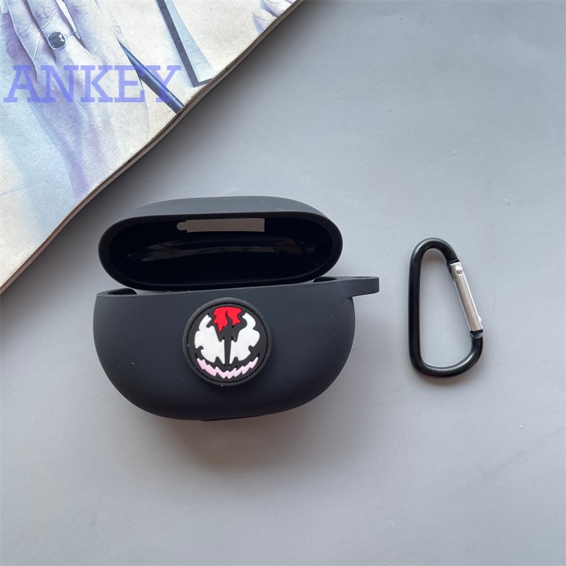 Beats Studio Buds Vỏ bảo vệ hộp sạc tai nghe Beats Studio Buds bằng silicon mềm hình spiderman iron man chống sốc chống thấm nước