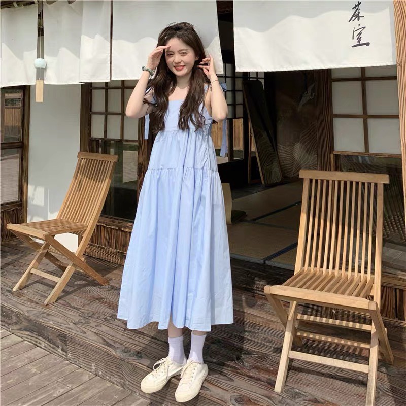 [CLIP THẬT] Váy babydoll hai dây ulzzang  - C23 - jannahouse | BigBuy360 - bigbuy360.vn