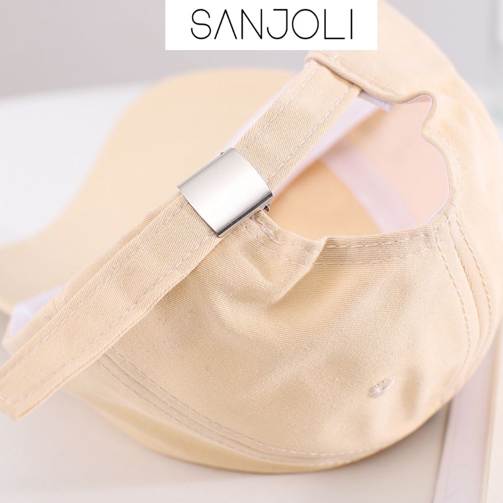 Mũ lưỡi trai SANJOLI Nón kết thêu chữ Memorie phong cách Ulzzang form unisex nam nữ NO001