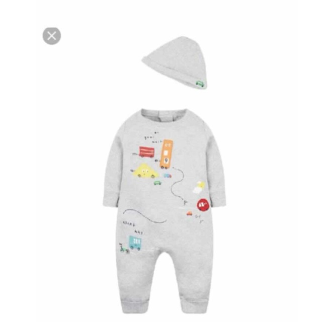 Set body kèm mũ mothercare