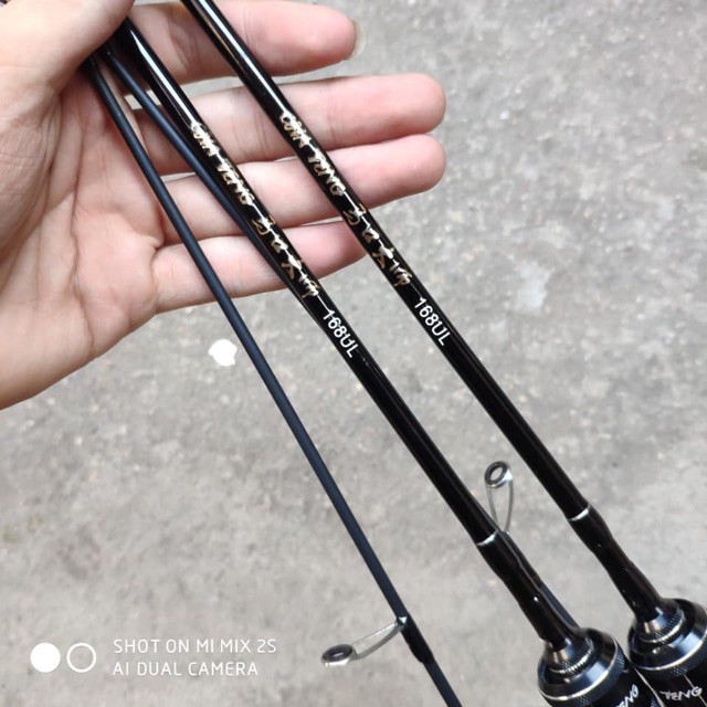 Cần lure UL cán giả gỗ 1.68m và 1.8m